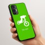 כיסוי בעיצוב אישי עם השם שלך לדגם - Motorola Moto G45 5G בעיצוב רוכב אופניים