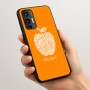 כיסוי בעיצוב אישי עם השם שלך לדגם - Motorola Moto G45 5G בעיצוב הדפס תפוח