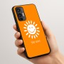 כיסוי בעיצוב אישי עם השם שלך לדגם - Motorola Moto G45 5G בעיצוב שמש