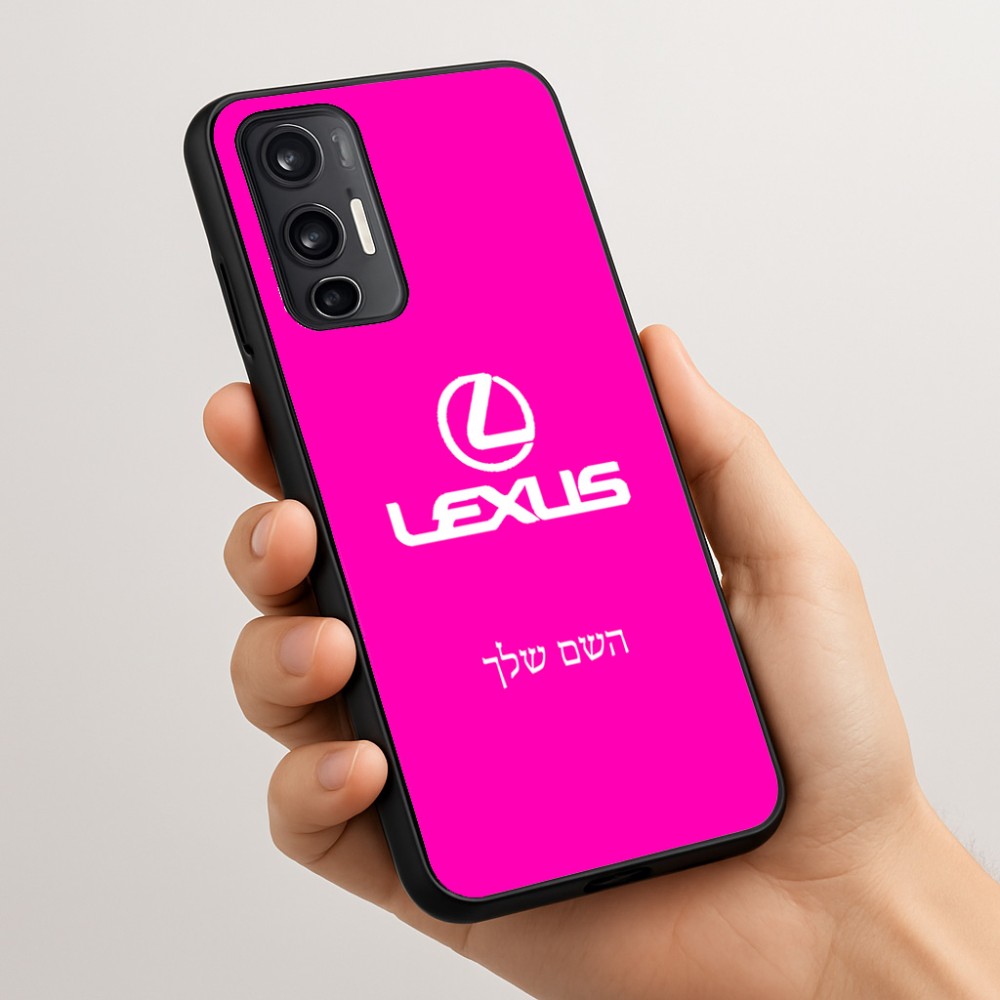 כיסוי בעיצוב אישי עם השם שלך לדגם - Motorola Moto G45 5G בעיצוב לקסוס