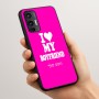 כיסוי בעיצוב אישי עם השם שלך לדגם - Motorola Moto G45 5G בעיצוב אוהבת את החבר שלי