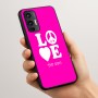 כיסוי בעיצוב אישי עם השם שלך לדגם - Motorola Moto G45 5G בעיצוב אהבה