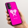 כיסוי בעיצוב אישי עם השם שלך לדגם - Motorola Moto G45 5G בעיצוב פרחי קרן