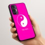 כיסוי בעיצוב אישי עם השם שלך לדגם - Motorola Moto G45 5G בעיצוב סמל יינג יאנג