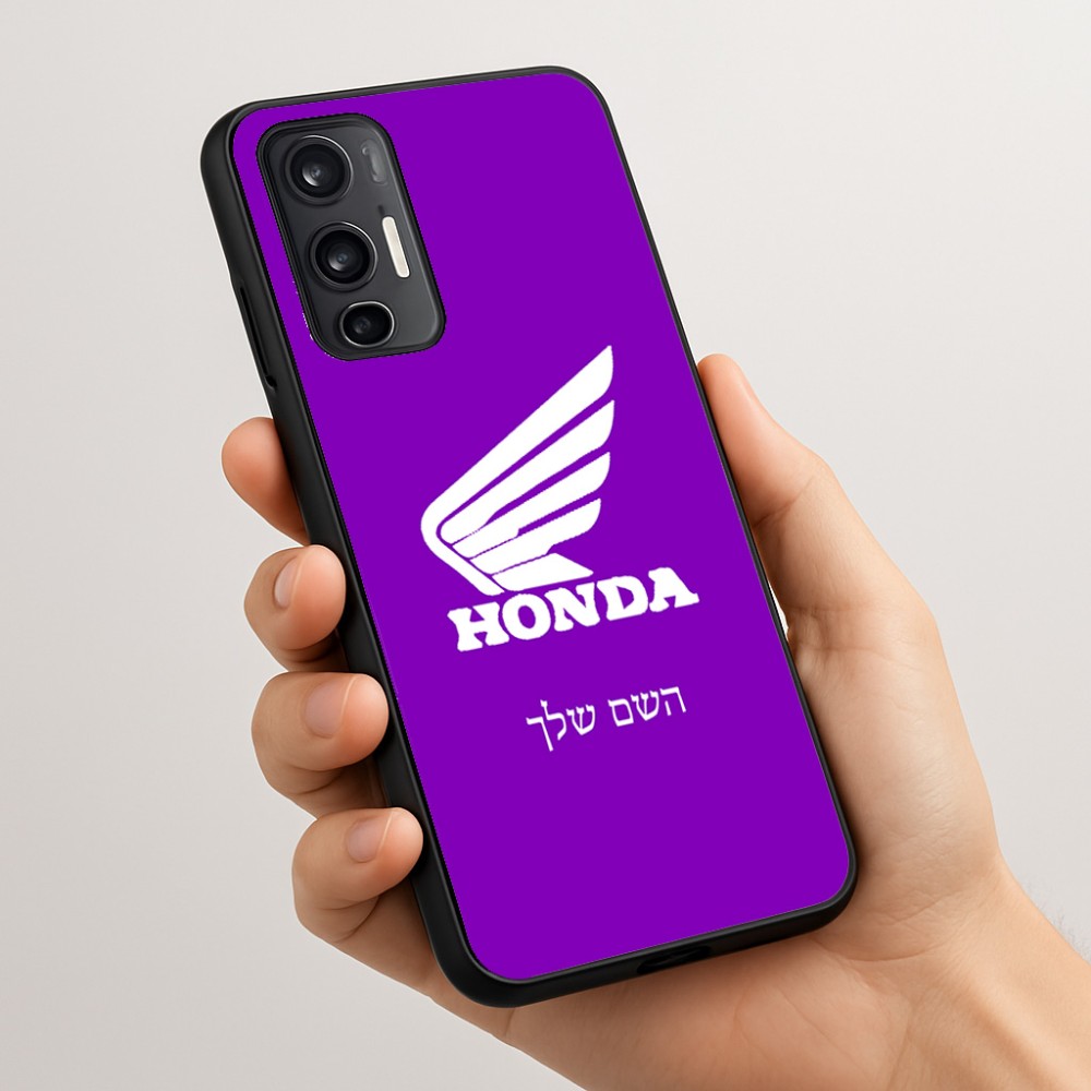 כיסוי בעיצוב אישי עם השם שלך לדגם - Motorola Moto G45 5G בעיצוב הונדה