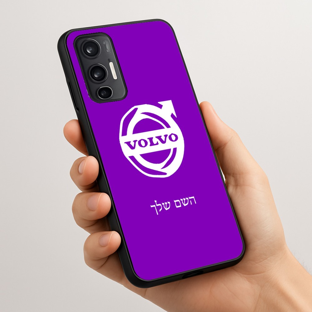 כיסוי בעיצוב אישי עם השם שלך לדגם - Motorola Moto G45 5G בעיצוב וולוו