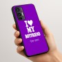 כיסוי בעיצוב אישי עם השם שלך לדגם - Motorola Moto G45 5G בעיצוב אוהבת את החבר שלי