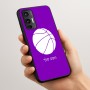 כיסוי בעיצוב אישי עם השם שלך לדגם - Motorola Moto G45 5G בעיצוב כדורסל