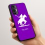 כיסוי בעיצוב אישי עם השם שלך לדגם - Motorola Moto G45 5G בעיצוב שחקן פולו - סוס