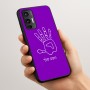 כיסוי בעיצוב אישי עם השם שלך לדגם - Motorola Moto G45 5G בעיצוב יד