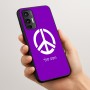 כיסוי בעיצוב אישי עם השם שלך לדגם - Motorola Moto G45 5G בעיצוב סמל השלום