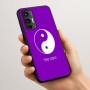 כיסוי בעיצוב אישי עם השם שלך לדגם - Motorola Moto G45 5G בעיצוב סמל יינג יאנג
