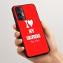 כיסוי בעיצוב אישי עם השם שלך לדגם - Motorola Moto G45 5G בעיצוב אוהב את החברה שלי