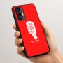 כיסוי בעיצוב אישי עם השם שלך לדגם - Motorola Moto G45 5G בעיצוב מיקרופון