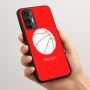 כיסוי בעיצוב אישי עם השם שלך לדגם - Motorola Moto G45 5G בעיצוב כדורסל