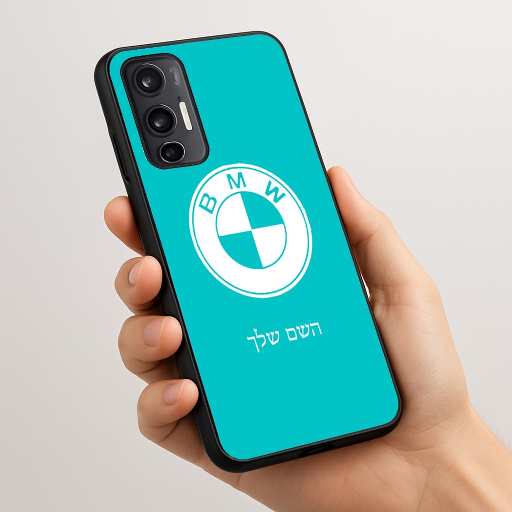 כיסוי בעיצוב אישי עם השם שלך לדגם - Motorola Moto G45 5G בעיצוב ב.מ.וו