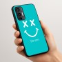 כיסוי בעיצוב אישי עם השם שלך לדגם - Motorola Moto G45 5G בעיצוב סמיילי