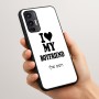 כיסוי בעיצוב אישי עם השם שלך לדגם - Motorola Moto G45 5G בעיצוב אוהבת את החבר שלי