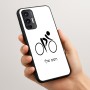 כיסוי בעיצוב אישי עם השם שלך לדגם - Motorola Moto G45 5G בעיצוב אופניים אולימפיים
