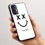 כיסוי בעיצוב אישי עם השם שלך לדגם - Motorola Moto G45 5G בעיצוב סמיילי
