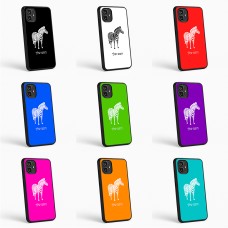 כיסוי בעיצוב אישי עם השם שלך לדגם - Motorola Moto G54 בעיצוב זברה