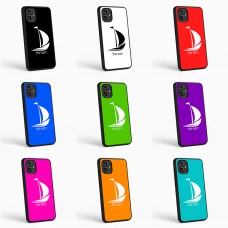 כיסוי בעיצוב אישי עם השם שלך לדגם - Motorola Moto G54 בעיצוב סירה