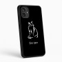 כיסוי בעיצוב אישי עם השם שלך לדגם - Motorola Moto G54 בעיצוב חתול