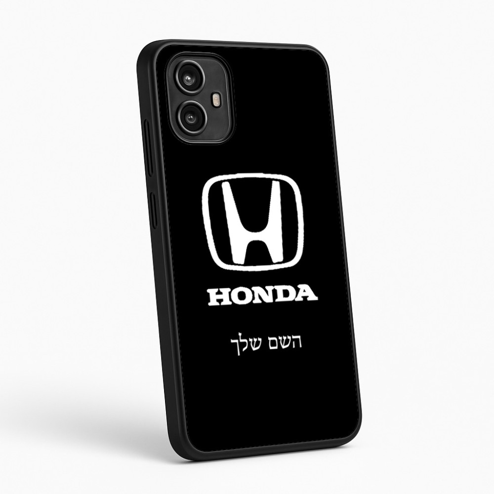 כיסוי בעיצוב אישי עם השם שלך לדגם - Motorola Moto G54 בעיצוב הונדה 2