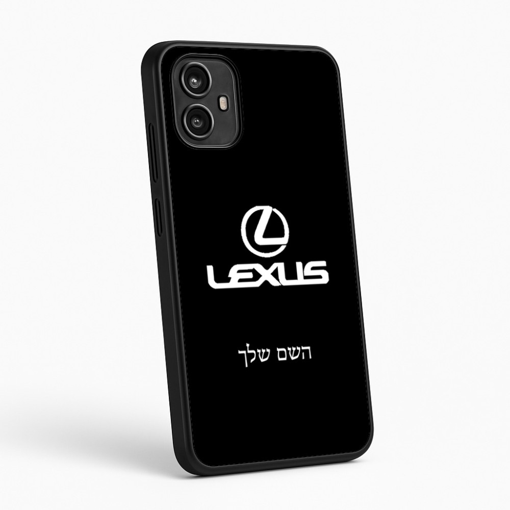 כיסוי בעיצוב אישי עם השם שלך לדגם - Motorola Moto G54 בעיצוב לקסוס