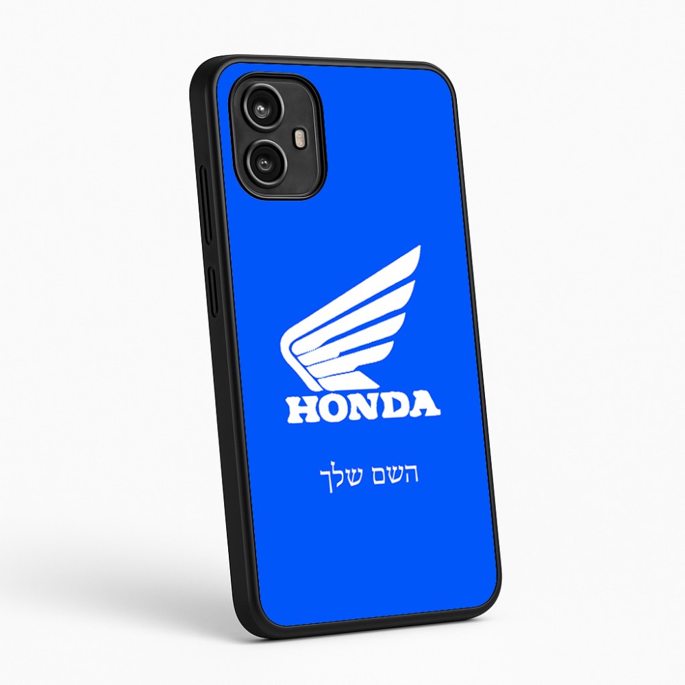 כיסוי בעיצוב אישי עם השם שלך לדגם - Motorola Moto G54 בעיצוב הונדה