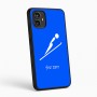 כיסוי בעיצוב אישי עם השם שלך לדגם - Motorola Moto G54 בעיצוב קפיצת סקי אולימפית