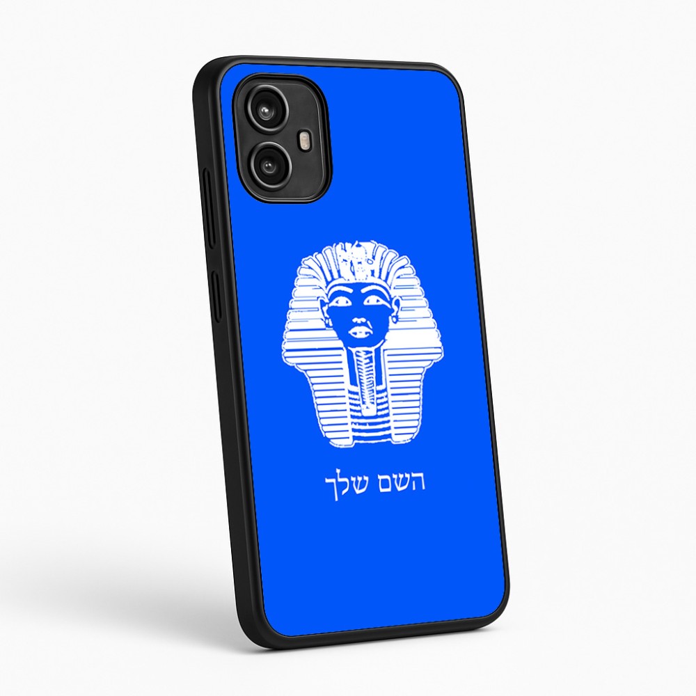 כיסוי בעיצוב אישי עם השם שלך לדגם - Motorola Moto G54 בעיצוב פרעה - תות ענח' אמון מצרי