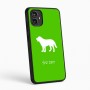 כיסוי בעיצוב אישי עם השם שלך לדגם - Motorola Moto G54 בעיצוב כלב
