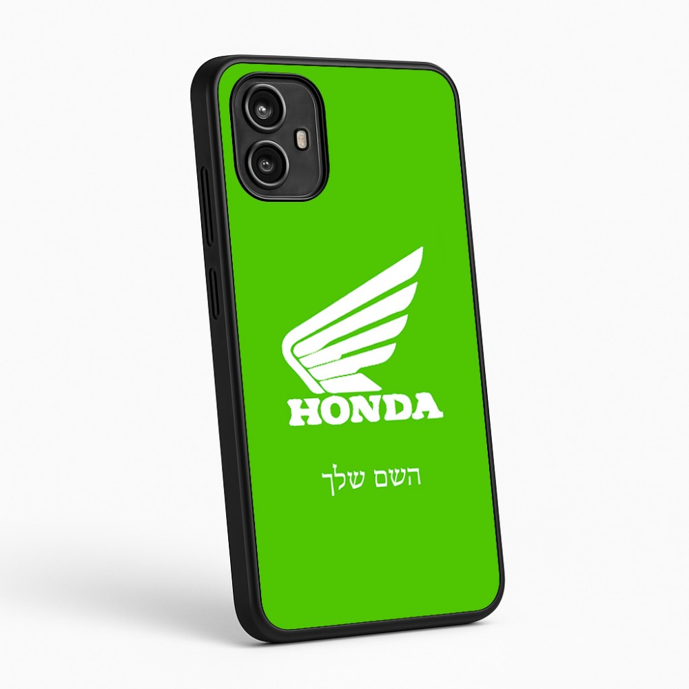 כיסוי בעיצוב אישי עם השם שלך לדגם - Motorola Moto G54 בעיצוב הונדה