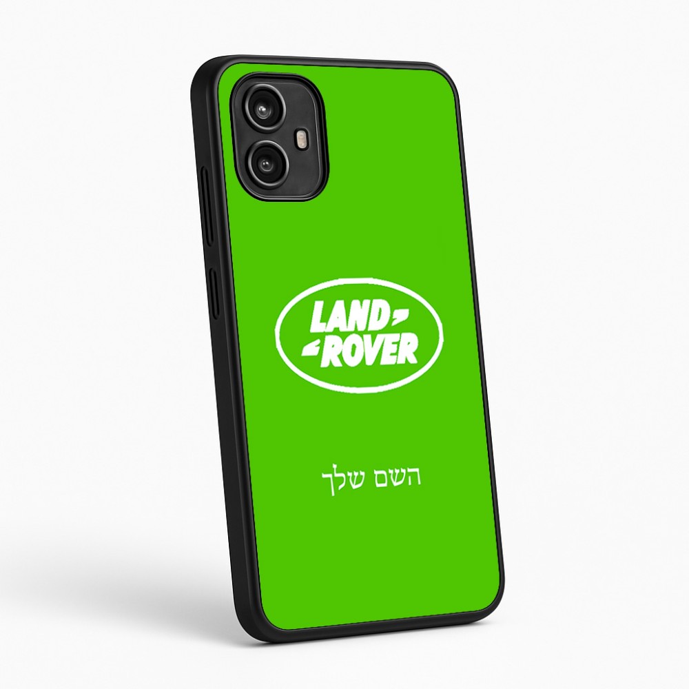 כיסוי בעיצוב אישי עם השם שלך לדגם - Motorola Moto G54 בעיצוב לנד רובר