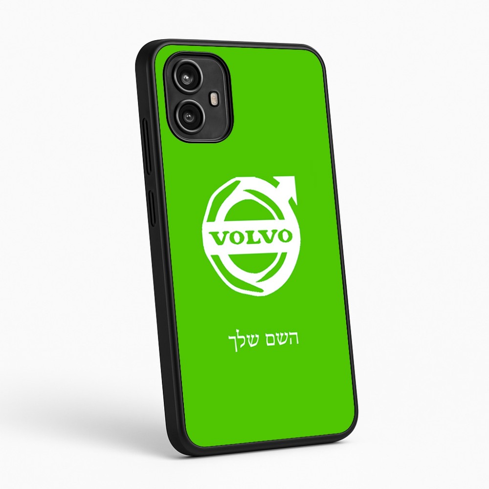 כיסוי בעיצוב אישי עם השם שלך לדגם - Motorola Moto G54 בעיצוב וולוו