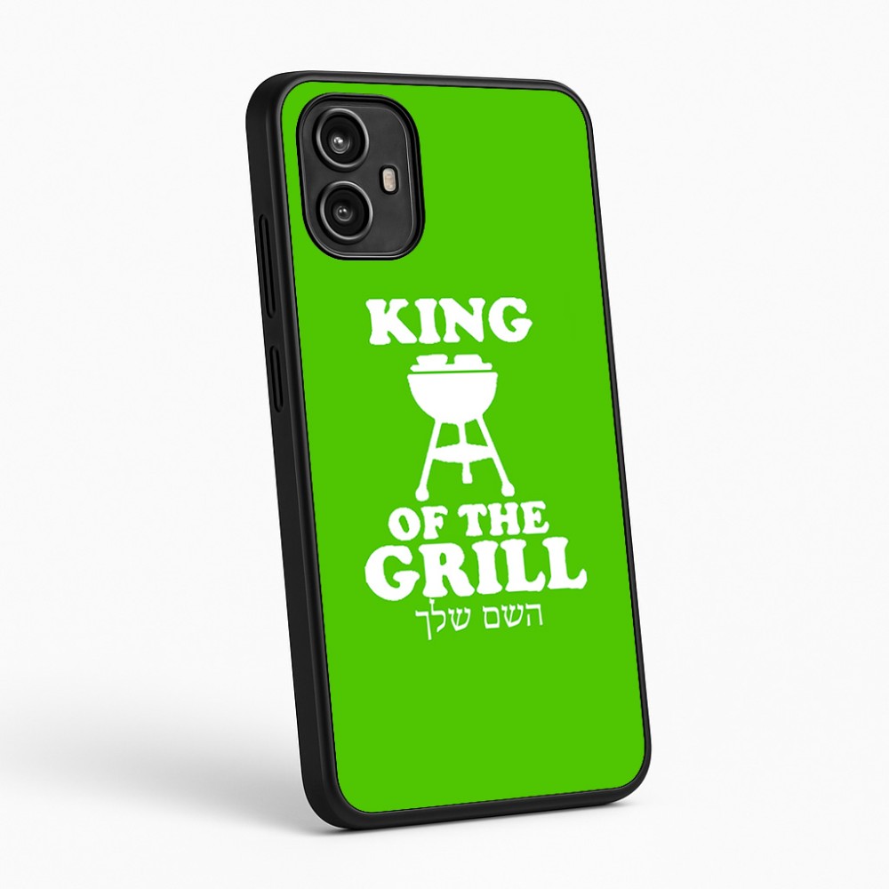 כיסוי בעיצוב אישי עם השם שלך לדגם - Motorola Moto G54 בעיצוב מלך הגריל
