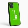 כיסוי בעיצוב אישי עם השם שלך לדגם - Motorola Moto G54 בעיצוב סקסופון