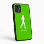 כיסוי בעיצוב אישי עם השם שלך לדגם - Motorola Moto G54 בעיצוב רץ רץ אישה