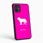 כיסוי בעיצוב אישי עם השם שלך לדגם - Motorola Moto G54 בעיצוב כלב