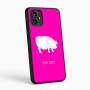 כיסוי בעיצוב אישי עם השם שלך לדגם - Motorola Moto G54 בעיצוב חזיר