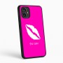 כיסוי בעיצוב אישי עם השם שלך לדגם - Motorola Moto G54 בעיצוב שפתיים - נשיקה