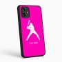 כיסוי בעיצוב אישי עם השם שלך לדגם - Motorola Moto G54 בעיצוב שחקן בייסבול