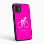 כיסוי בעיצוב אישי עם השם שלך לדגם - Motorola Moto G54 בעיצוב אופניים אולימפיים