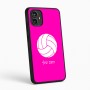 כיסוי בעיצוב אישי עם השם שלך לדגם - Motorola Moto G54 בעיצוב כדור כדורעף