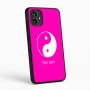 כיסוי בעיצוב אישי עם השם שלך לדגם - Motorola Moto G54 בעיצוב סמל יינג יאנג