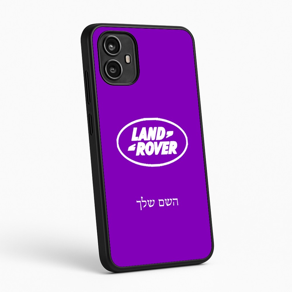 כיסוי בעיצוב אישי עם השם שלך לדגם - Motorola Moto G54 בעיצוב לנד רובר