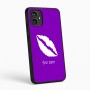כיסוי בעיצוב אישי עם השם שלך לדגם - Motorola Moto G54 בעיצוב שפתיים - נשיקה