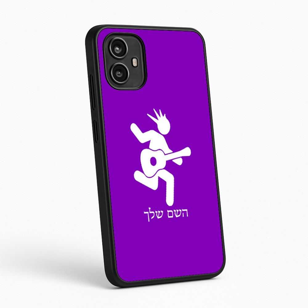 כיסוי בעיצוב אישי עם השם שלך לדגם - Motorola Moto G54 בעיצוב נגן גיטרה