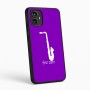 כיסוי בעיצוב אישי עם השם שלך לדגם - Motorola Moto G54 בעיצוב סקסופון
